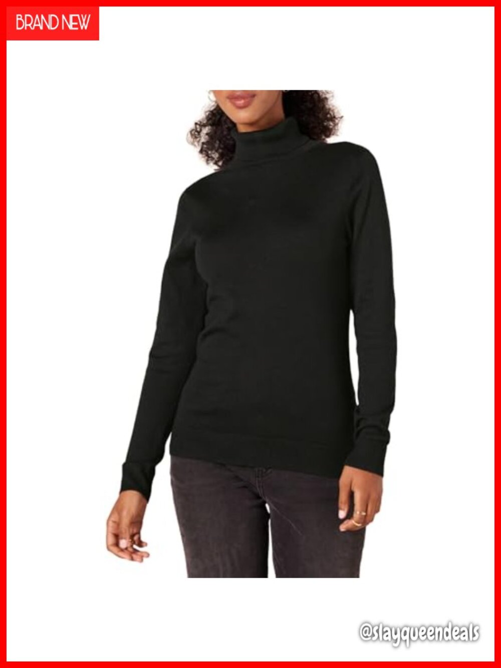 Women's Classic-Fit Lightweight Long-Sleeve Turtleneck Sweater Pullover